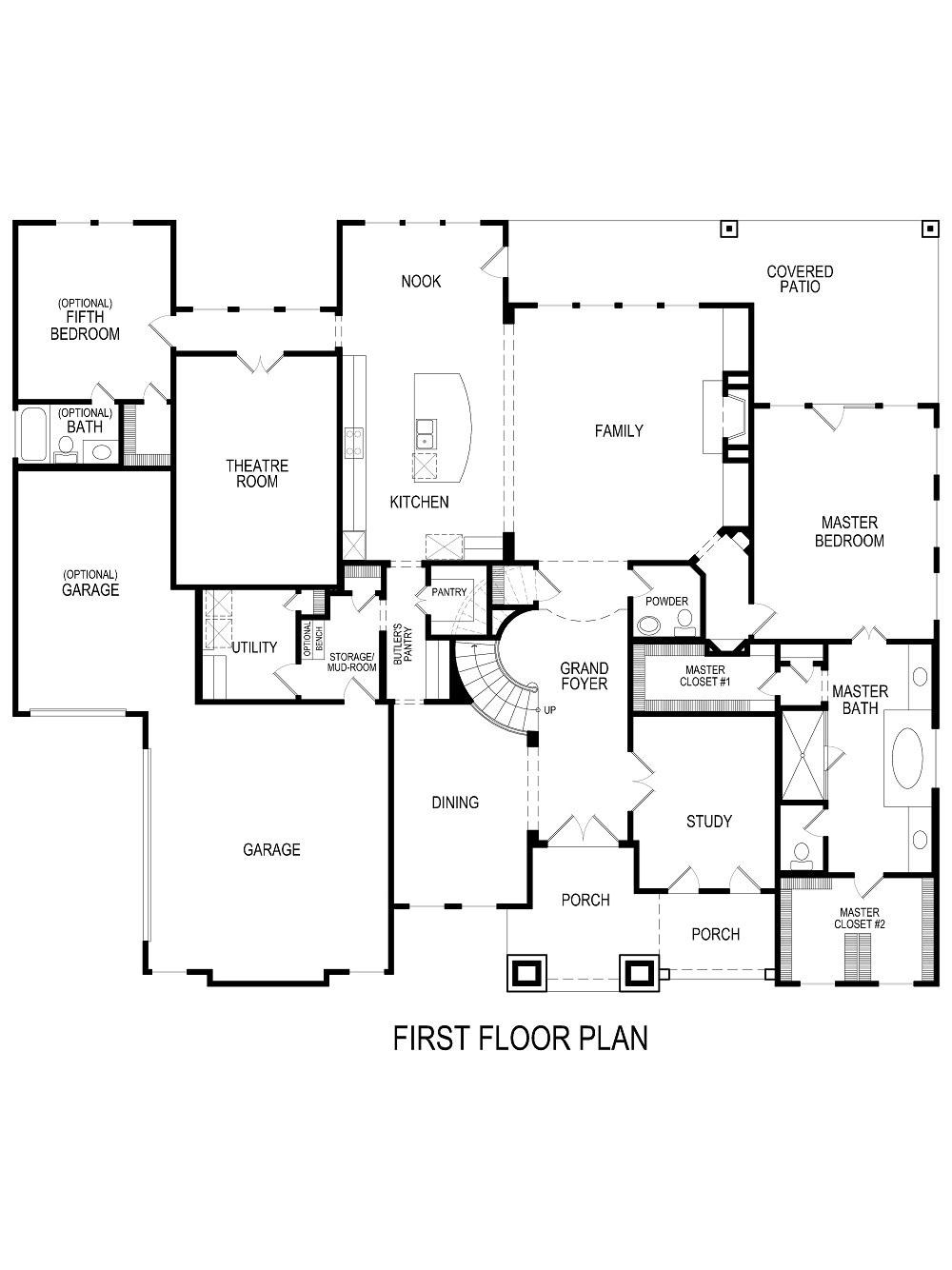 Hudson by Gallery Custom Homes Floor Plan Friday Marr