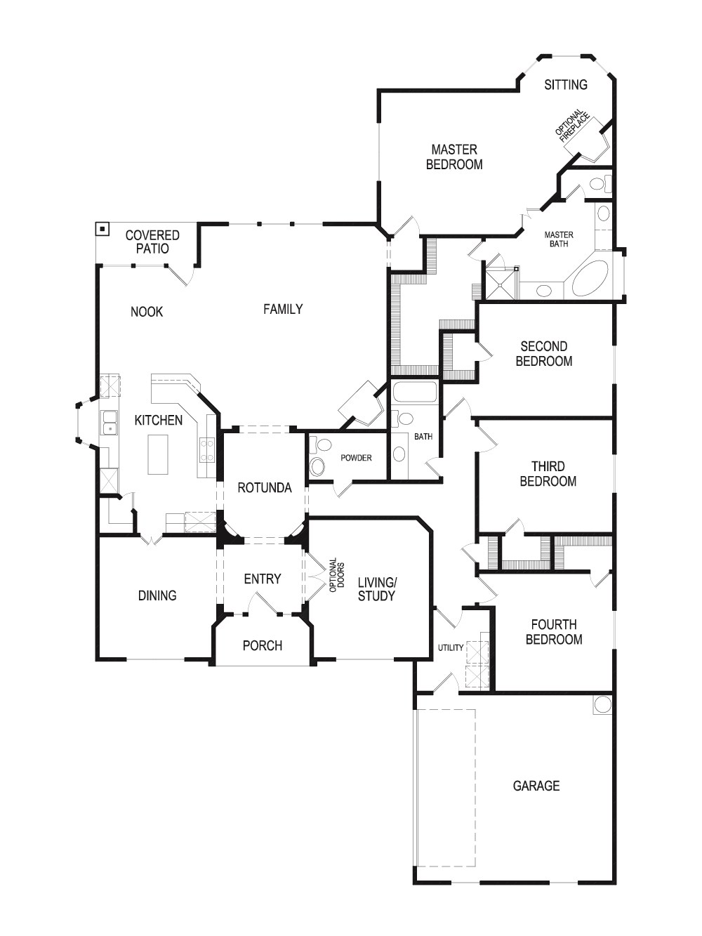 Westchester II FSW by First Texas Homes Floor Plan